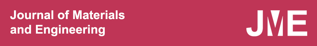 Journal of Materials and Engineering